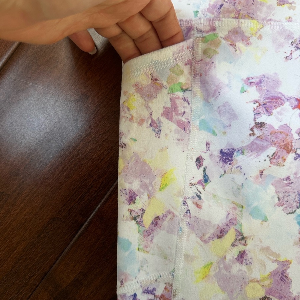 RBX Active High Waisted Mosaic Print Leggings with Pockets. - Picture 5 of 8
